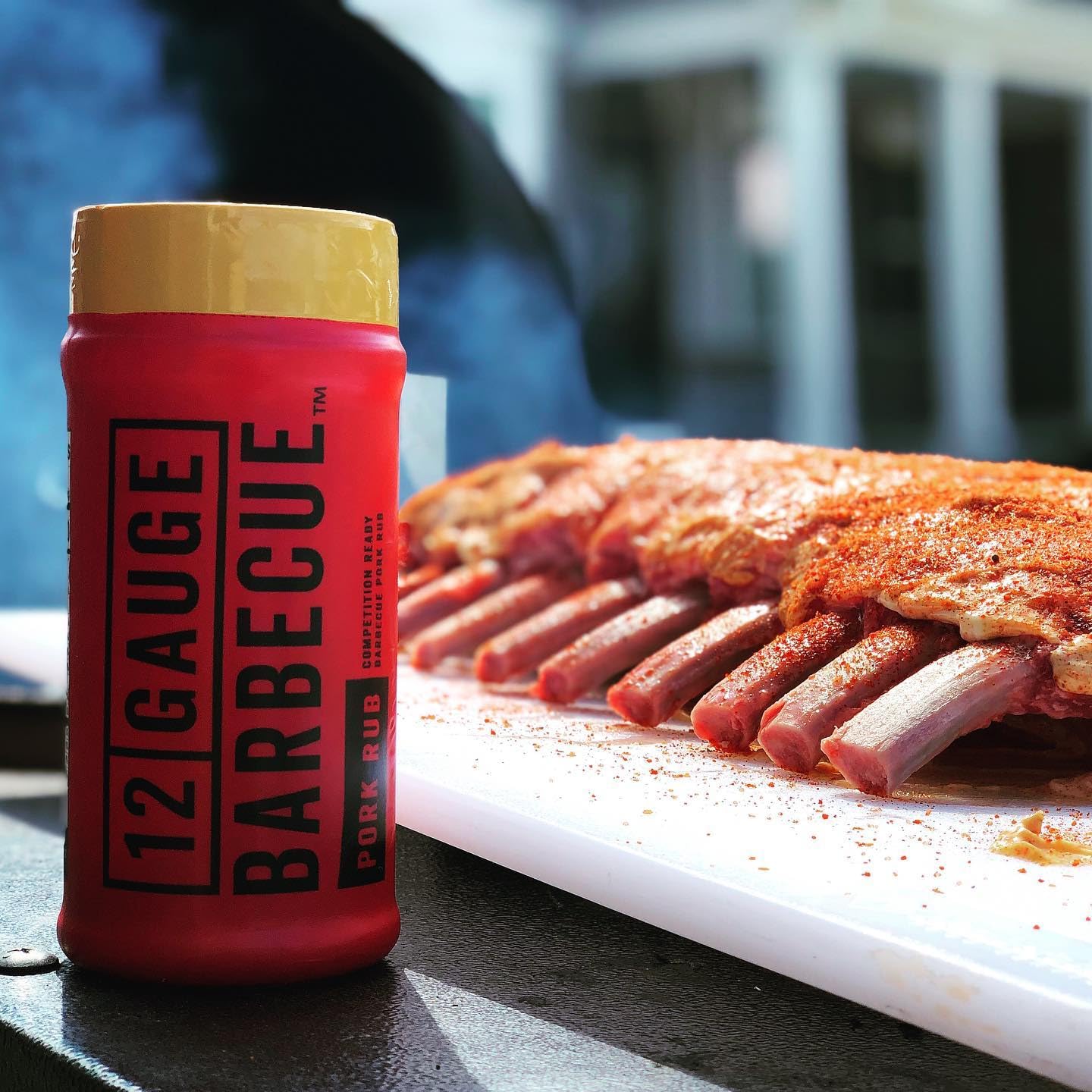 Kettle Freaks (Cajun) Meat Seasoning Barbecue Dry Rub - Authentic 12 Gauge Barbecue Spices for Pork Ribs, Chicken - Bold and Spicy Flavor - Perfect for Grilling and Smoking - 16oz