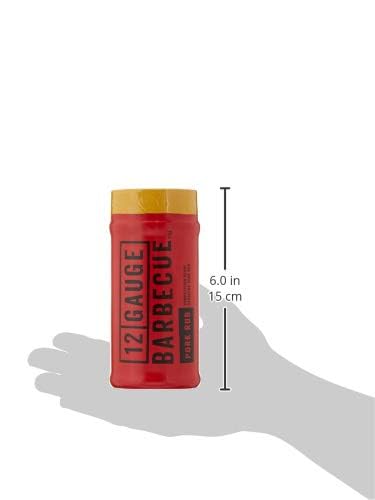Kettle Freaks (Cajun) Meat Seasoning Barbecue Dry Rub - Authentic 12 Gauge Barbecue Spices for Pork Ribs, Chicken - Bold and Spicy Flavor - Perfect for Grilling and Smoking - 16oz